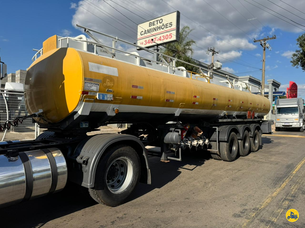 CARRETA SEMI-REBOQUE TANQUE AÇO Beto Caminhões Piracicaba AMERICANA SÃO PAULO SP